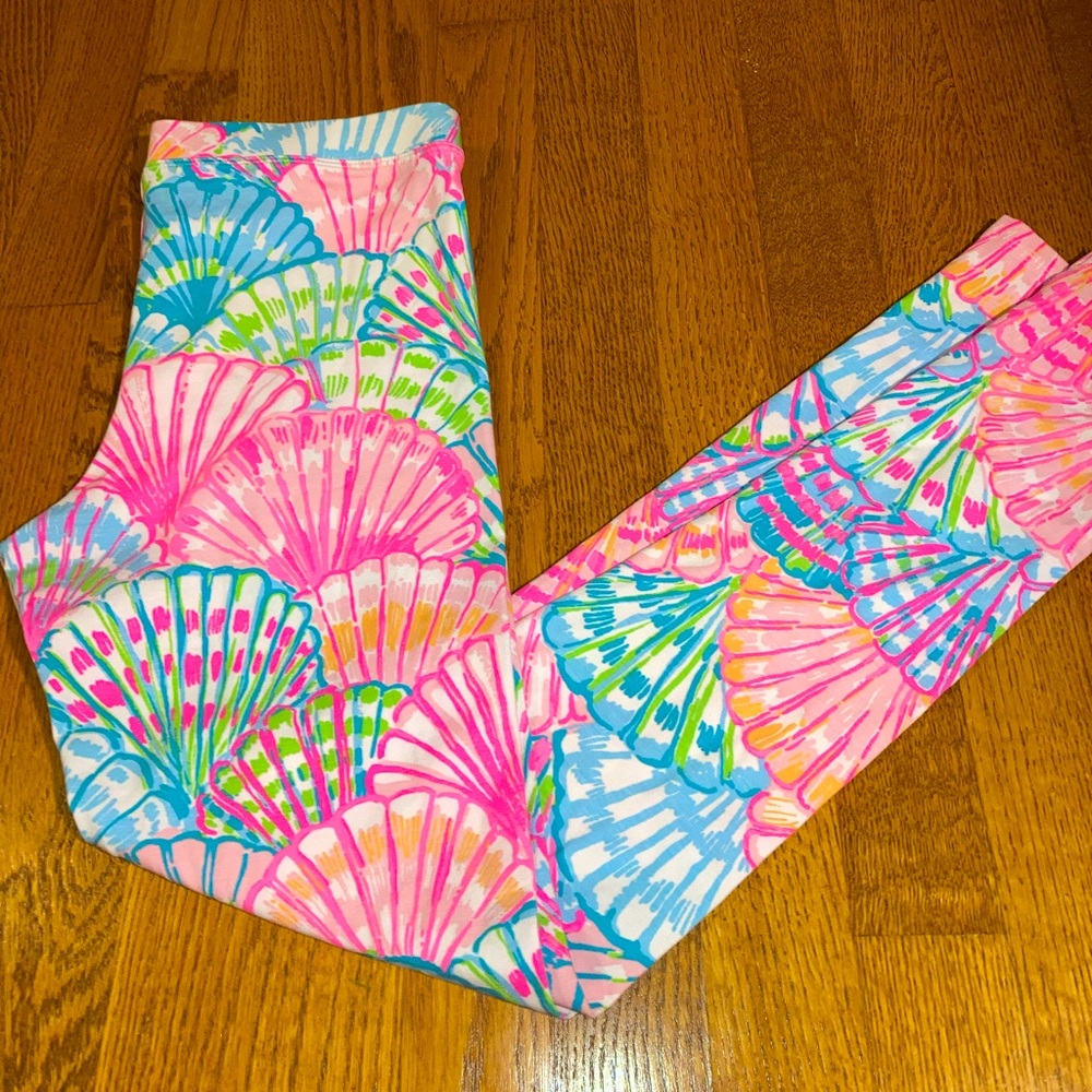 Lilly Pulitzer GIRLS XL cotton Oh Shello leggings